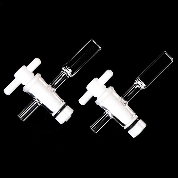 1pcs Quartz Cuvette Cell with Screw Cap 10mm Two Channel | NEXACULE - Fluorescence Cuvettes