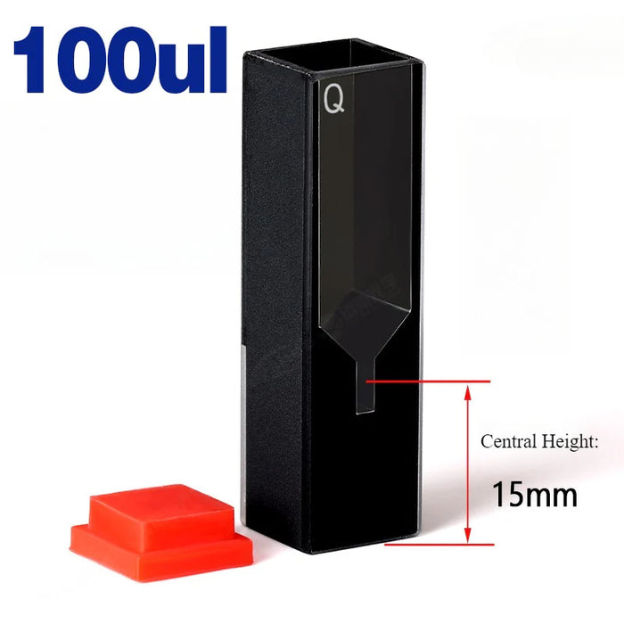 Quartz Fluorescence Cuvette 10mm Quartz Cell Two Way Light | NEXACULE - Subminiature Cuvettes