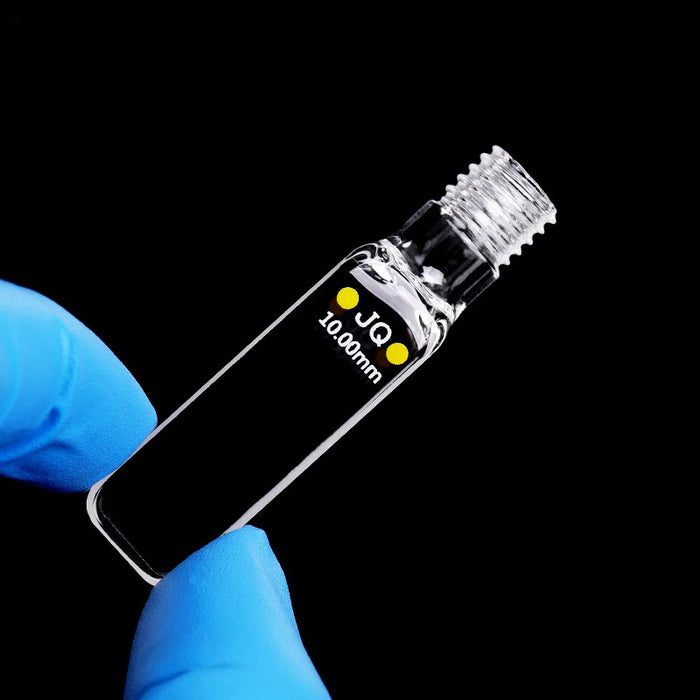 3.5ml Quartz Cuvette Cell with Screw Cap 10mm for Chemistry | NEXACULE - UV Quart Cuvettes