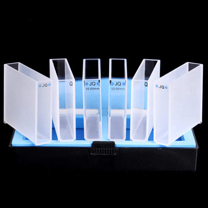 17.5mL Quartz Cuvette with Lid 50mm JGS1 Quartz Cell | NEXACULE - UV Quart Cuvettes