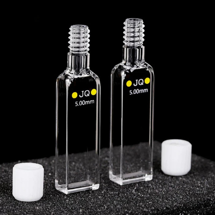 1050ul Quartz Cuvette Cell With Screw Cap 3mmTwo Way Light| NEXACULE - Sealed Cuvettes