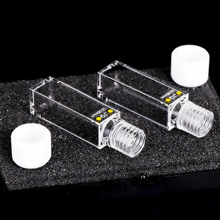 3.5ml Quartz Spiral Cuvette 10mm Spiral Cell Four way light | NEXACULE - Sealed Cuvettes