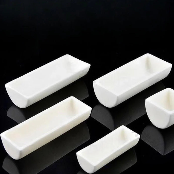 Alumina Crucible Boat Ceramic High Alumina Colmbustion Boat| NEXACULE - Alumina Ceramic