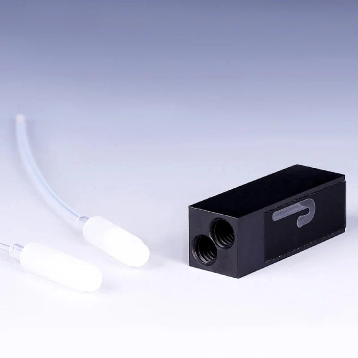 32ul Quartz Flow Cuvette with M6 Threaded Connectors for Lab| NEXACULE - Flow Cuvettes