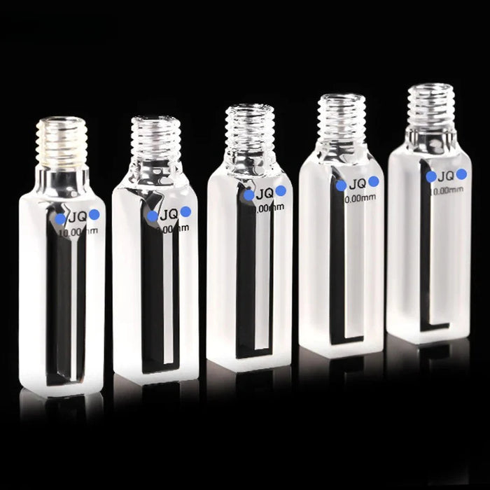 Micro Quartz Screw Sealed Cuvette Cells with lid 350ul-1750ul | NEXACULE - Subminiature Cuvettes