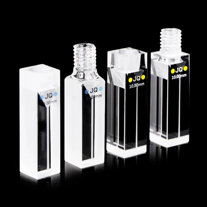 Quartz Cell with Stopper 10mm Trace Colorimetric Dish 350ul | NEXACULE - Sealed Cuvettes
