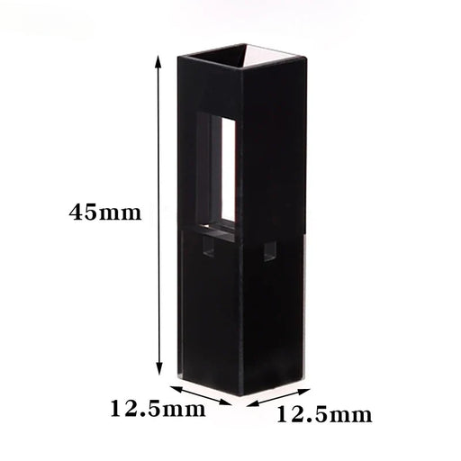50ul Sub-Micro Fluorescence Quartz Cell with Black Walls NEXACULE - Subminiature Cuvettes