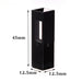 50ul Sub-Micro Fluorescence Quartz Cell with Black Walls NEXACULE - Subminiature Cuvettes