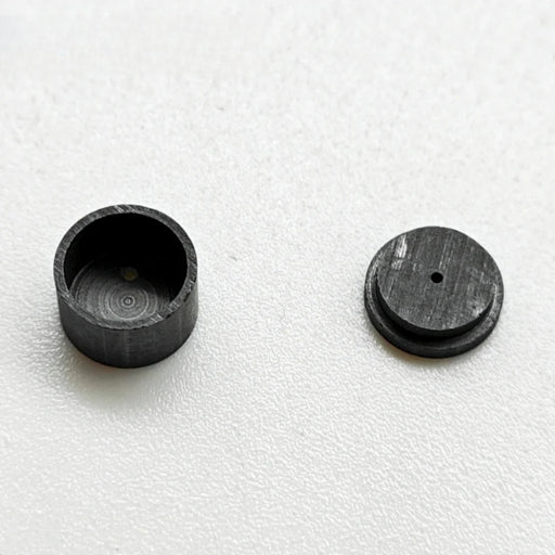 60μl Graphite Pans with Lids OD5mm H5mm Same Size As Rigaku 8592A3 for Rigaku Graphite Crucible | NEXACULE - Crucible with lid