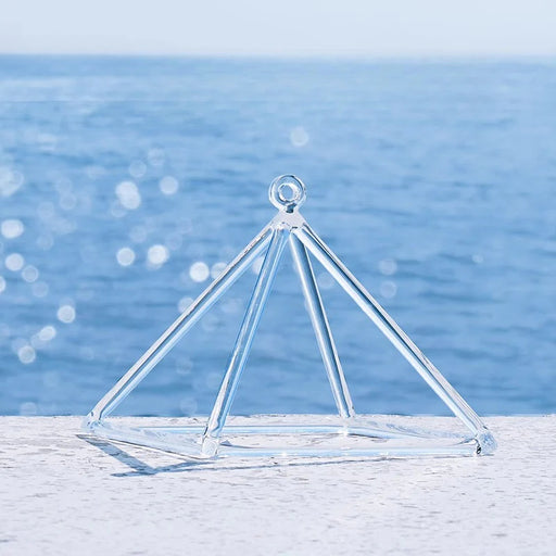 Quartz Singing Pyramid Clear Quartz Crystal Singing Pyramid | NEXACULE - quartz singing pyramid