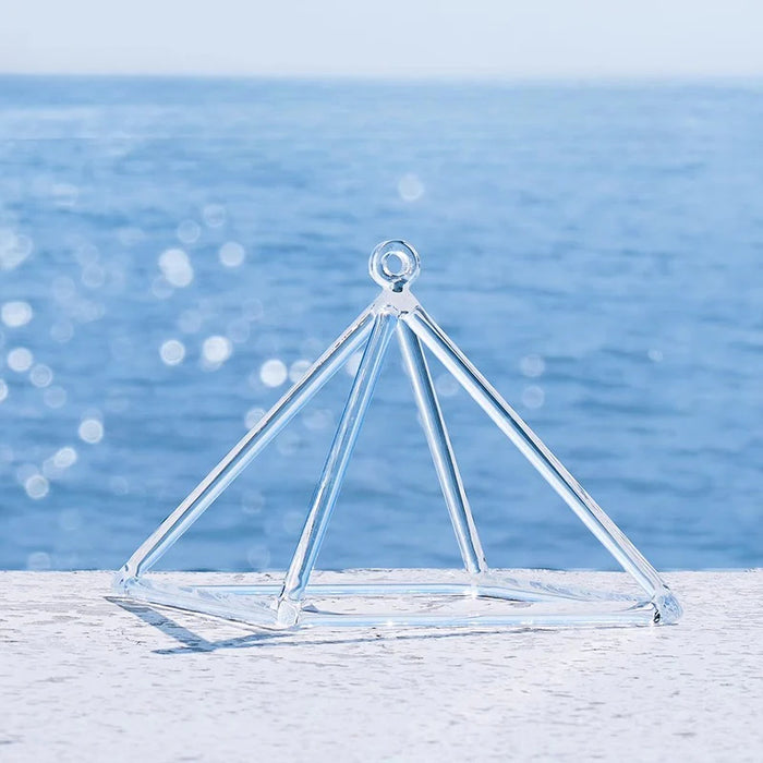 Quartz Singing Pyramid Clear Quartz Crystal Singing Pyramid | NEXACULE - quartz singing pyramid