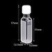 3.5ml Quartz Cuvette Cell with Screw Cap 10mm for Chemistry | NEXACULE - UV Quart Cuvettes
