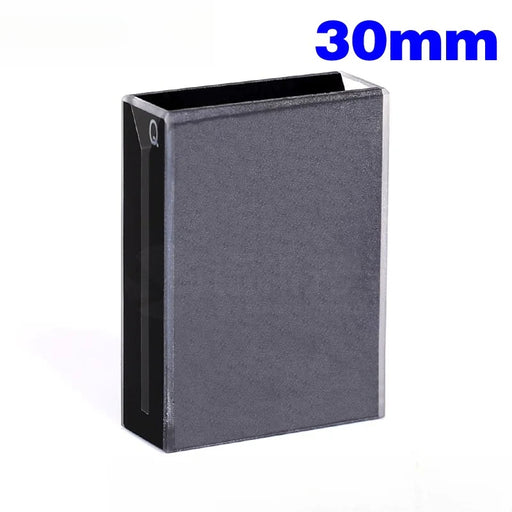 2100ul Sub-Micro Quartz Cell with Black Walls Two way Light | NEXACULE - Subminiature Cuvettes