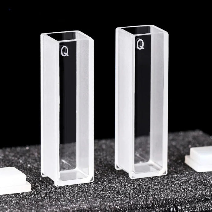 2 pcs Quartz Cuvette Cells10mm for Spectrophotometer Lab | NEXACULE - UV Quart Cuvettes