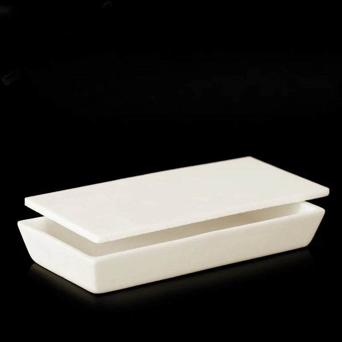 99Alumina Ceramic Aluminum Melting Crucible Boats Trapezoid | NEXACULE - Alumina Ceramic