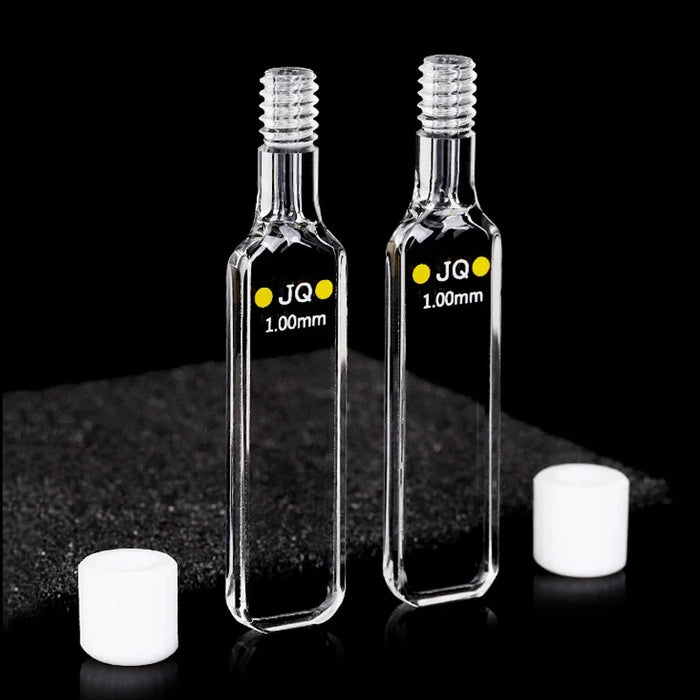 Quartz Cuvette Cells with Screw Cap Colorimetric Cuvette | NEXACULE - UV Quart Cuvettes