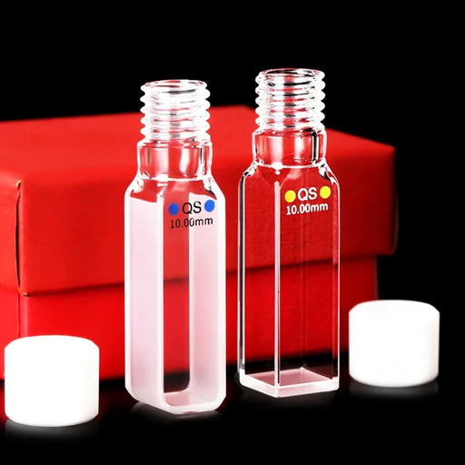 Quartz Spiral Cuvette 10mm EU Sealed Fluorescent Spiral Cell| NEXACULE - Flow Cuvettes