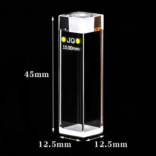 Quartz Closed Fluorescent Cuvette Airtight 1cm Paired UV Plug | NEXACULE - Sealed Cuvettes