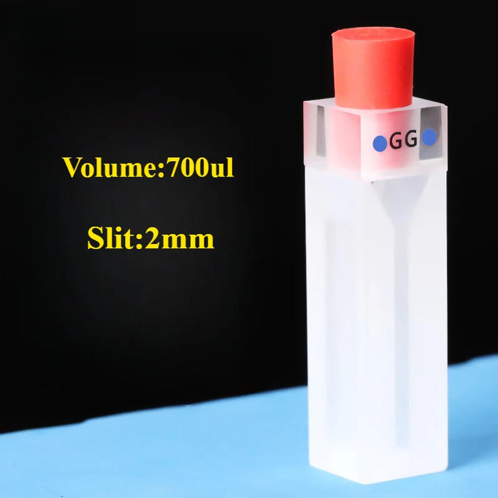 Glass Fluorescence Cuvette 10mm Cell with PTFE Stopper| NEXACULE - Sealed Cuvettes