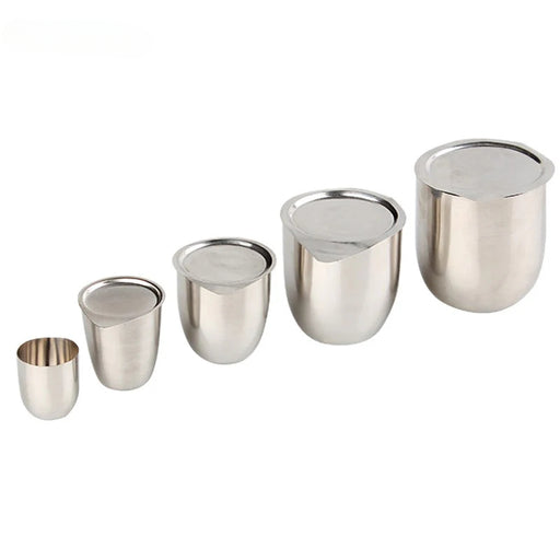 99.9% Platinum Crucible Platinum Crucible with Lid for Lab | NEXACULE - metal Consumables