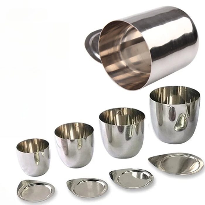 99.9% Platinum Crucible Platinum Crucible with Lid for Lab | NEXACULE - metal Consumables