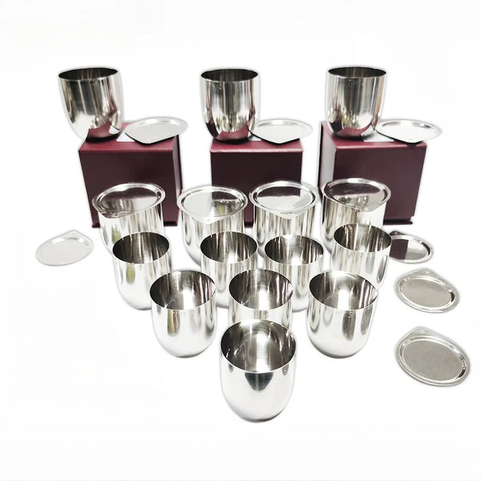 99.9% Platinum Crucible Platinum Crucible with Lid for Lab | NEXACULE - metal Consumables