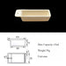 99Al2o3 Alumina Ceramic Corundum Boat High Alumina with Hole| NEXACULE - Alumina Ceramic