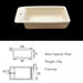 99Al2o3 Alumina Ceramic Corundum Boat High Alumina with Hole| NEXACULE - Alumina Ceramic