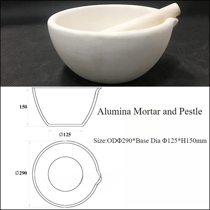 99High Pure Alumina Ceramic Mortar and Pestle Wear-Resisting | NEXACULE - Alumina crucibles