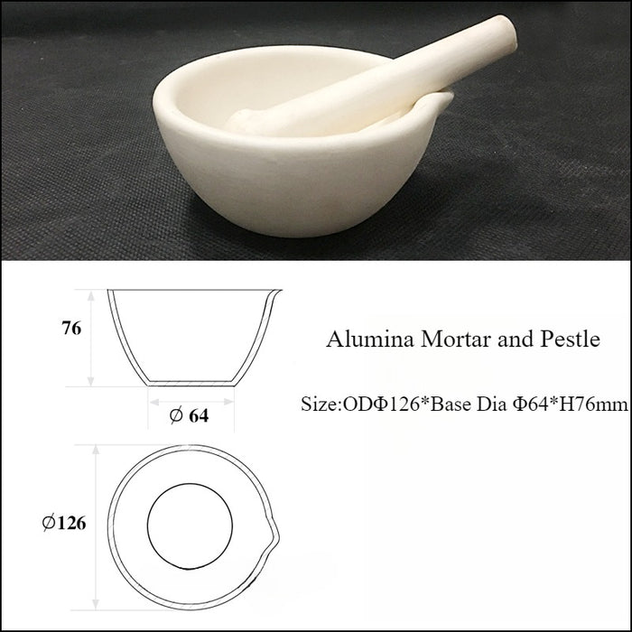 99High Pure Alumina Ceramic Mortar and Pestle Wear-Resisting | NEXACULE - Alumina crucibles