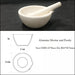 99High Pure Alumina Ceramic Mortar and Pestle Wear-Resisting | NEXACULE - Alumina crucibles