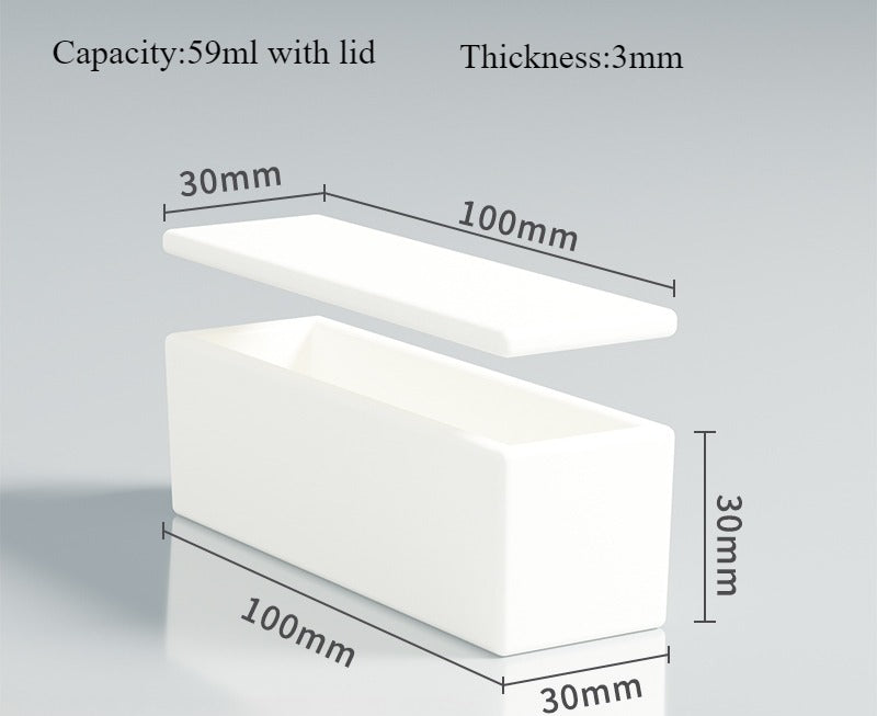 99 High Quality Rectangular Ceramic Alumina Boat Crucible | NEXACULE - Alumina Ceramic