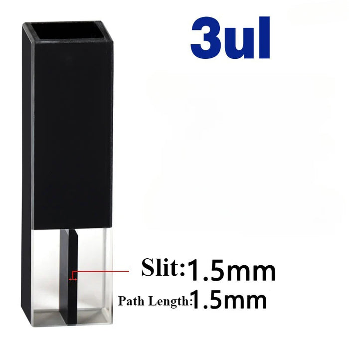 Quartz Cuvette  Black Lucifuge Cells Colorimetric Cuvette | NEXACULE - Fluorescence Cuvettes