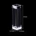1050ul Micro Quartz Fluorescence Cuvette with Lid 10mm | NEXACULE - Subminiature Cuvettes