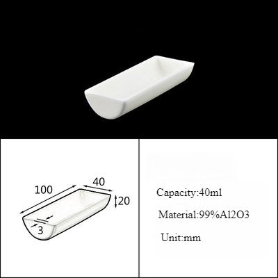 Alumina Crucible Boat Ceramic High Alumina Colmbustion Boat| NEXACULE - Alumina Ceramic