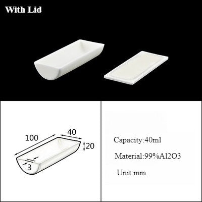 Alumina Crucible Boat Ceramic High Alumina Colmbustion Boat| NEXACULE - Alumina Ceramic