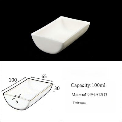 Alumina Crucible Boat Ceramic High Alumina Colmbustion Boat| NEXACULE - Alumina Ceramic