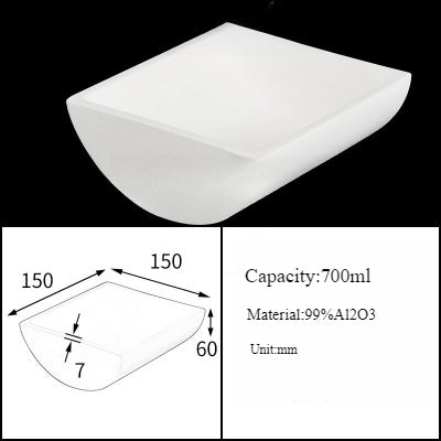 Alumina Crucible Boat Ceramic High Alumina Colmbustion Boat| NEXACULE - Alumina Ceramic