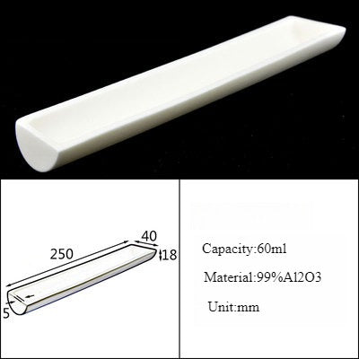 Alumina Crucible Boat Ceramic High Alumina Colmbustion Boat| NEXACULE - Alumina Ceramic