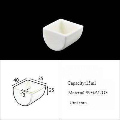 Alumina Crucible Boat Ceramic High Alumina Colmbustion Boat| NEXACULE - Alumina Ceramic