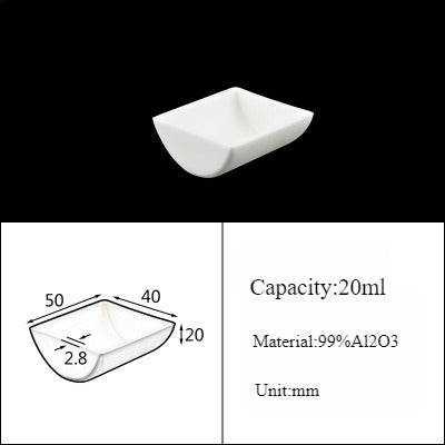 Alumina Crucible Boat Ceramic High Alumina Colmbustion Boat| NEXACULE - Alumina Ceramic
