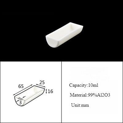 Alumina Crucible Boat Ceramic High Alumina Colmbustion Boat| NEXACULE - Alumina Ceramic