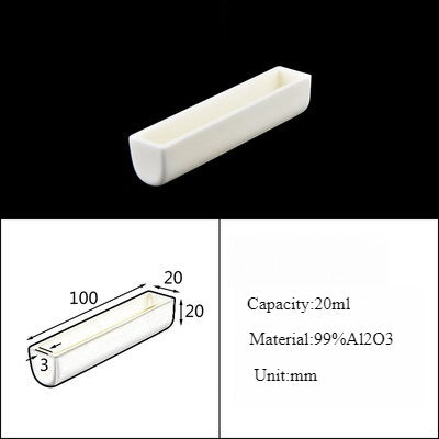 Alumina Crucible Boat Ceramic High Alumina Colmbustion Boat| NEXACULE - Alumina Ceramic