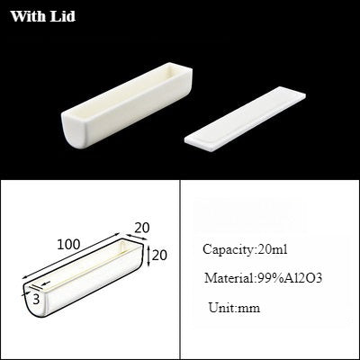 Alumina Crucible Boat Ceramic High Alumina Colmbustion Boat| NEXACULE - Alumina Ceramic