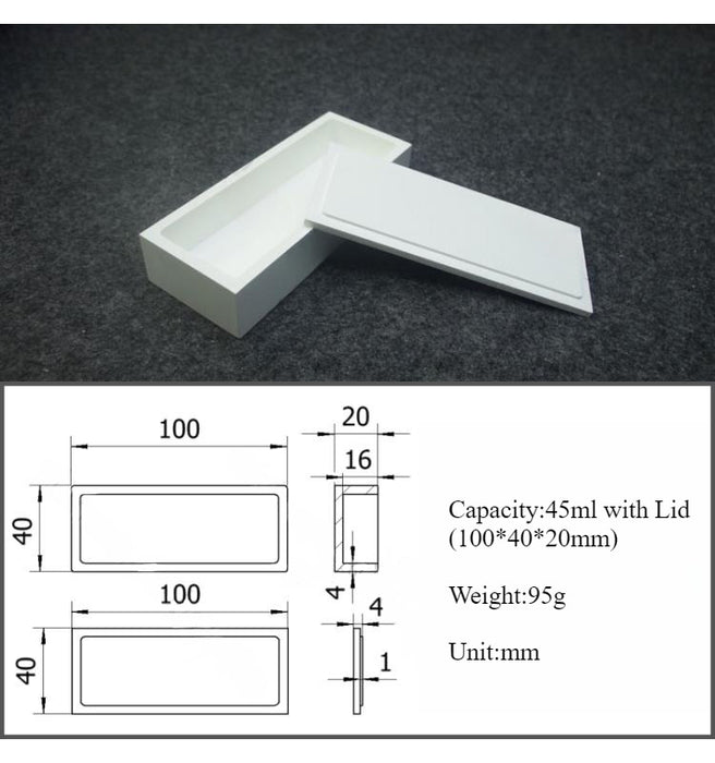 Boron Nitride Crucible Boron Nitride Ceramic Crucible Square | NEXACULE - Boron Nitride Crucible