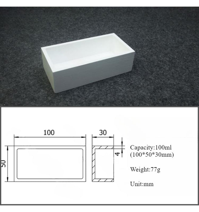 Boron Nitride Crucible Boron Nitride Ceramic Crucible Square | NEXACULE - Boron Nitride Crucible