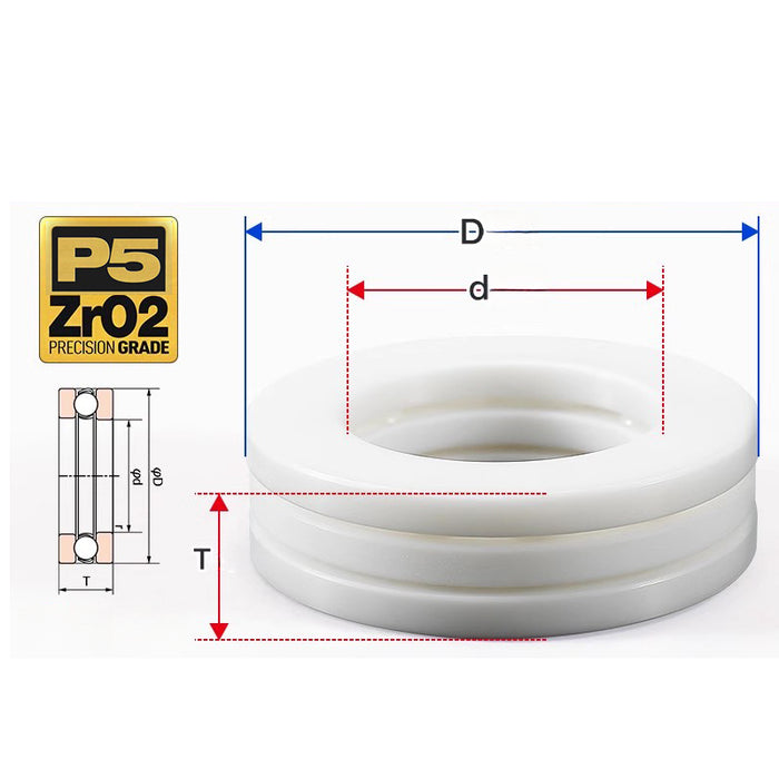 Full Zirconia Ceramic Bearings Zirconia Bearing Zro2 Bearing| NEXACULE - Zirconia Bearing