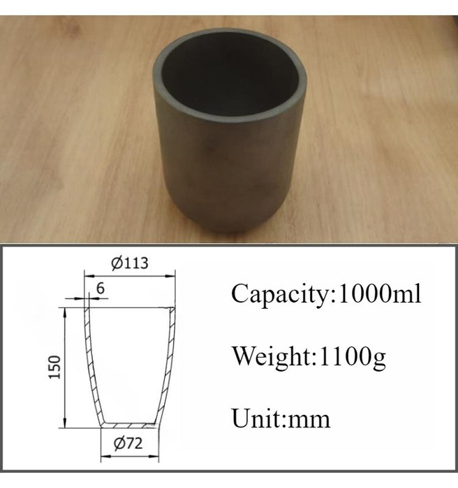 High Temperature Sic Crucible Silicon Carbide Crucible| NEXACULE - Silicon Carbide Crucible