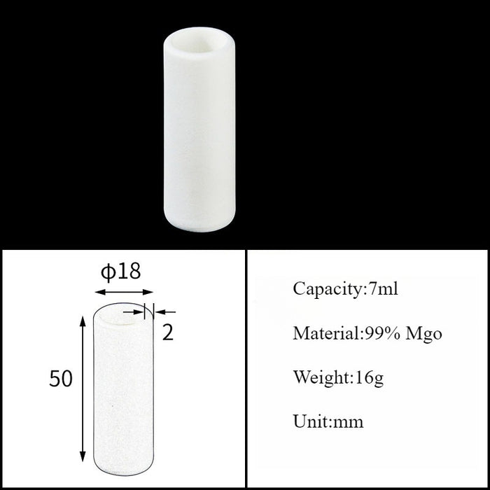 Magnesia Crucible Magnesium Oxide Crucible Mgo Cylinder| NEXACULE - Magnesia Crucible