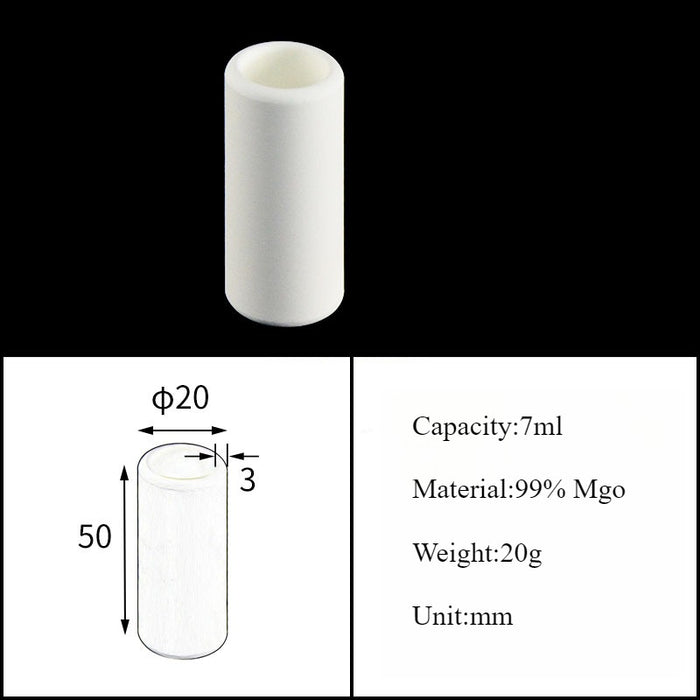 Magnesia Crucible Magnesium Oxide Crucible Mgo Cylinder| NEXACULE - Magnesia Crucible